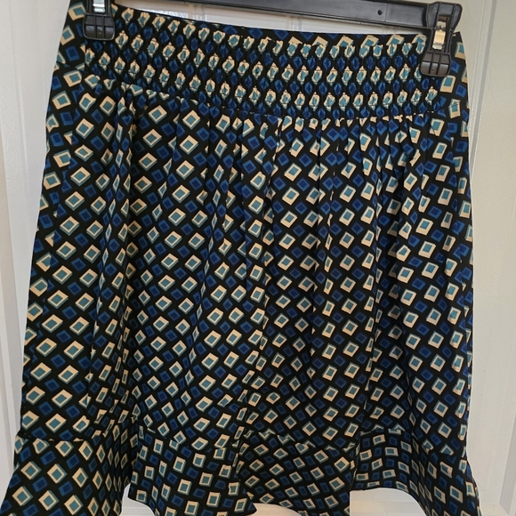 Teal Diamond Mini Skirt Band Of Gypsies NWT - Picture 6 of 7